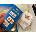 16 pares de juego de memoria de caja de tarjetas